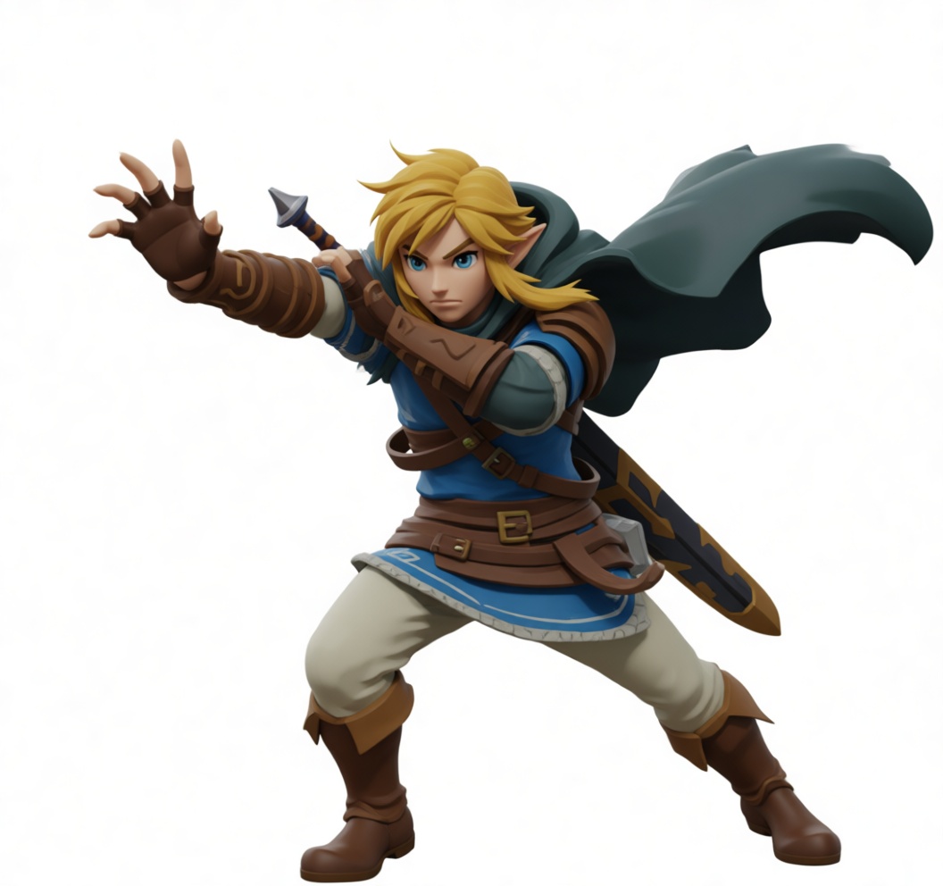 Link Action Figurine free 3D printable STL