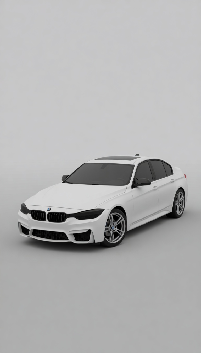 BMW M3 Sedan Model free 3D printable STL