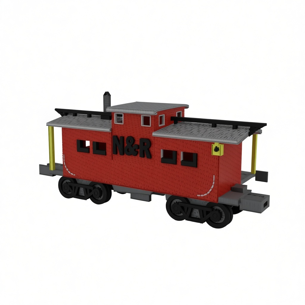 N&R Caboose Model free 3D printable STL
