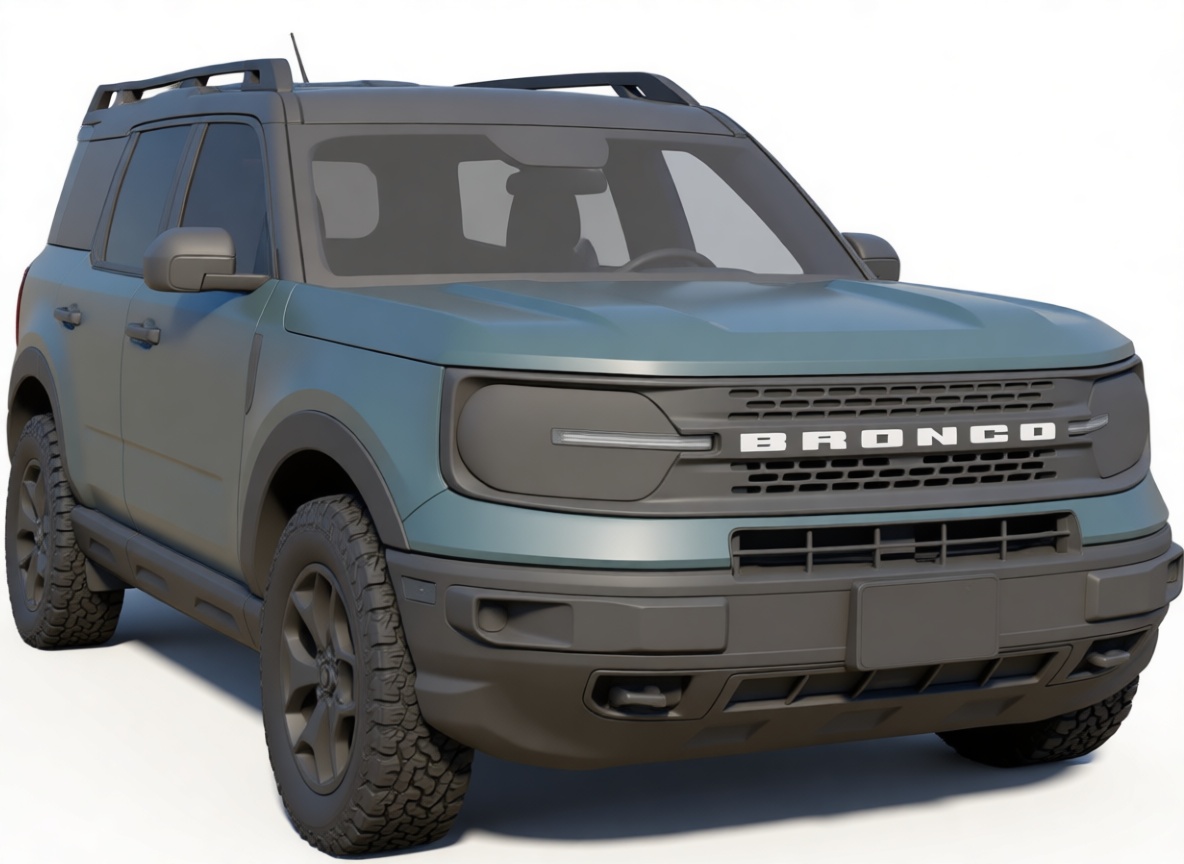 Ford Bronco SUV Model free 3D printable STL