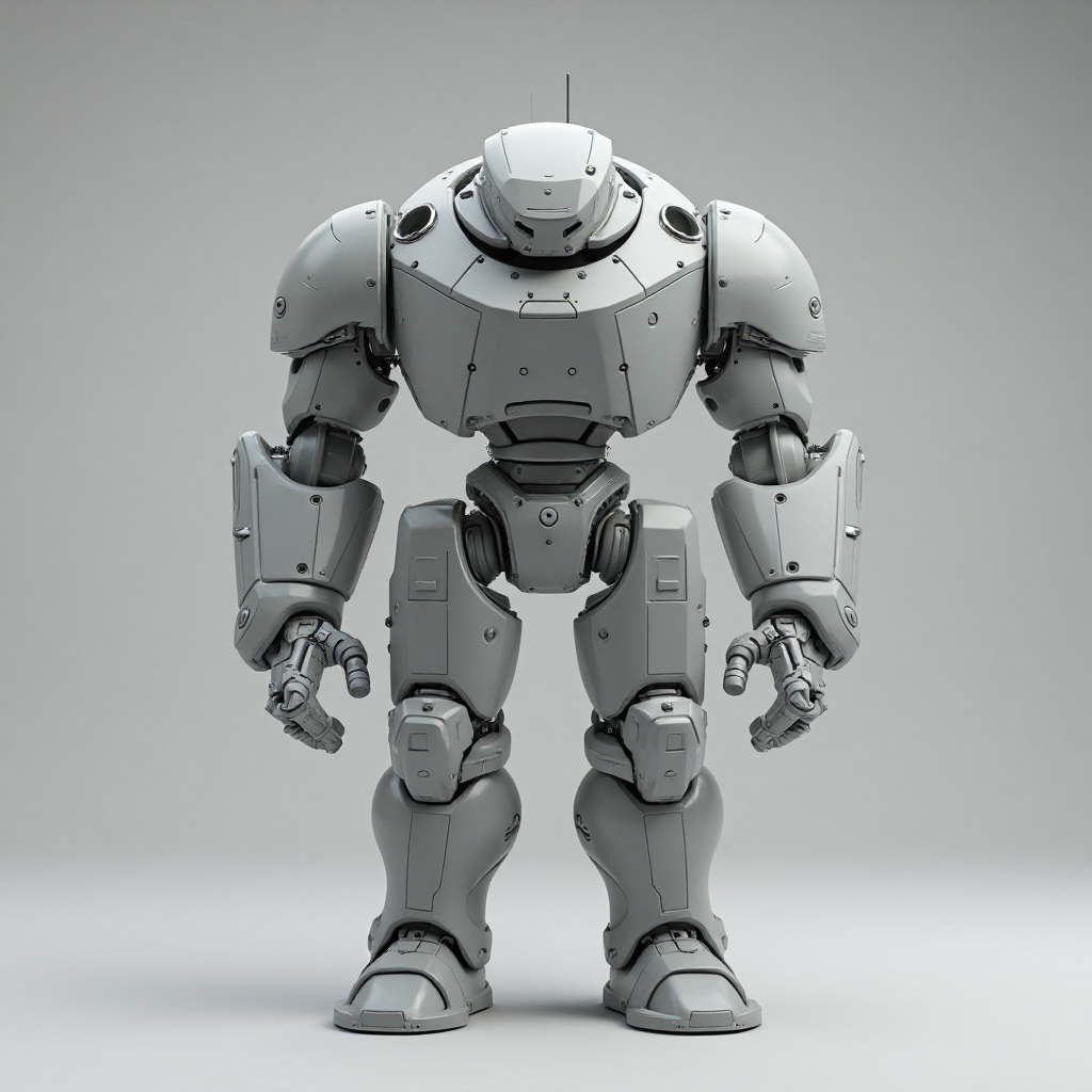 Chunky Robot Figurine free 3D printable STL