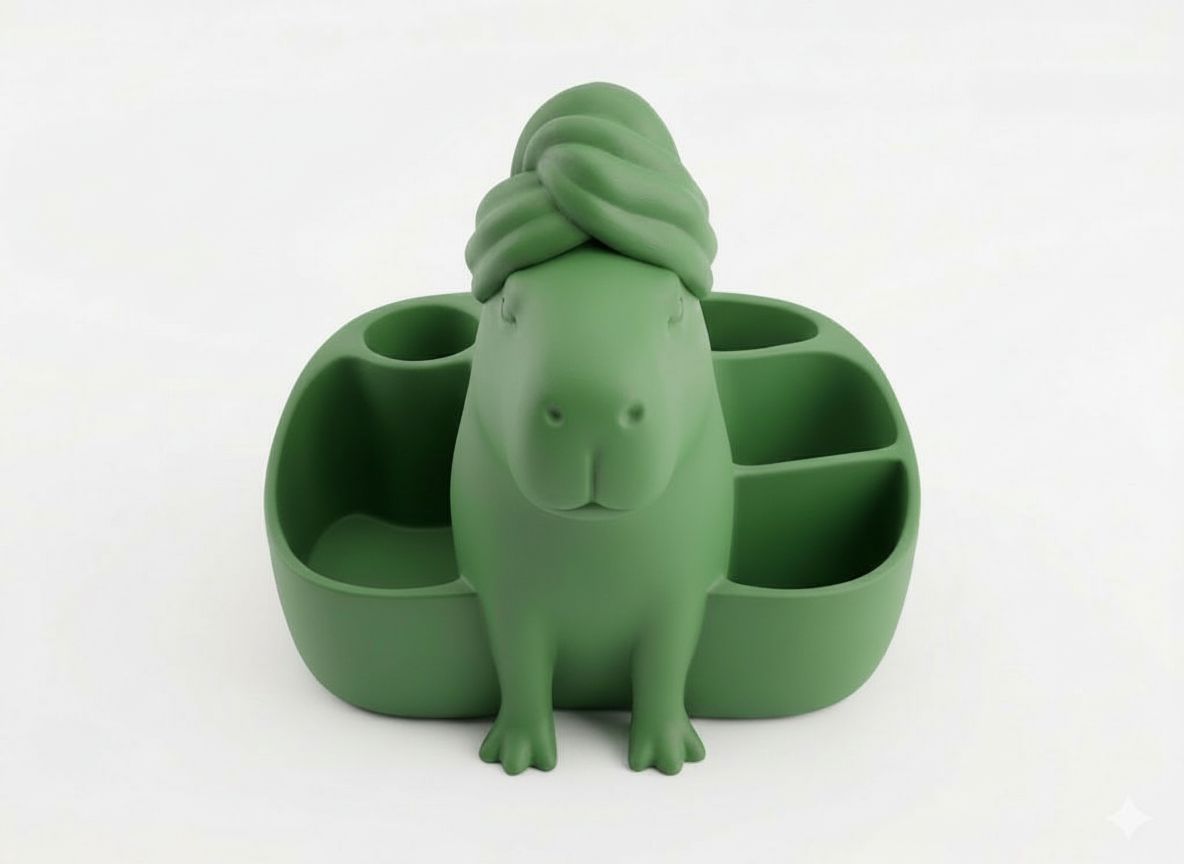 Capybara Desk Organizer free 3D printable STL