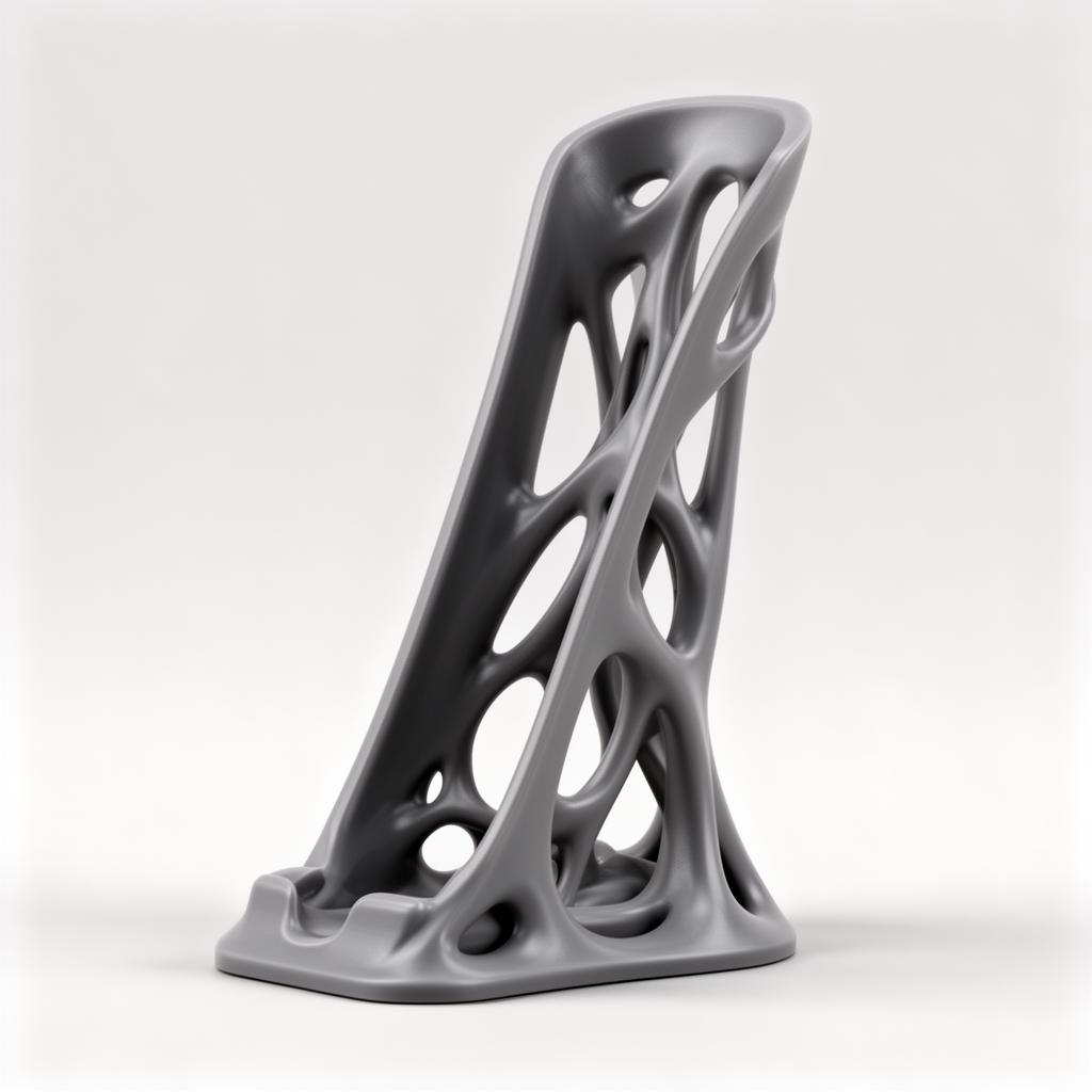 Organic Skeleton Pencil Holder free 3D printable STL