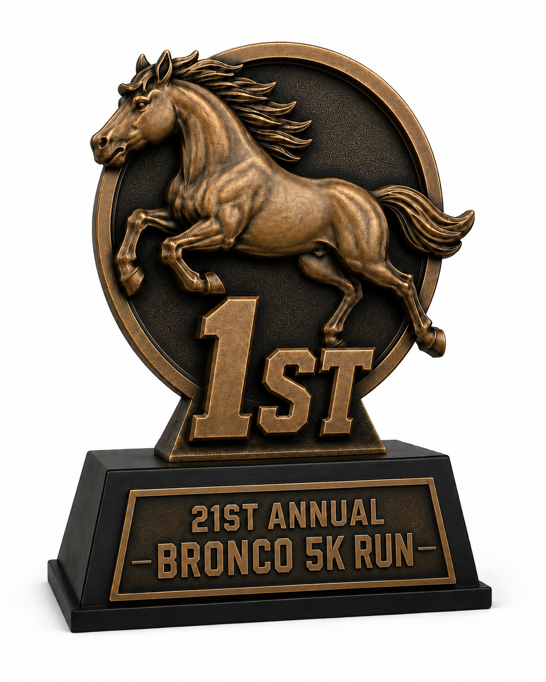 Bronco Race Trophy free 3D printable STL