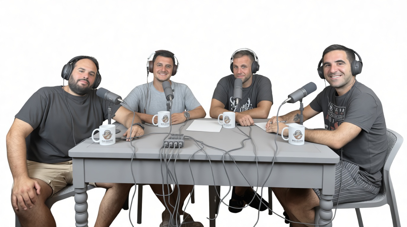 Podcast Recording Scene Model free 3D printable STL