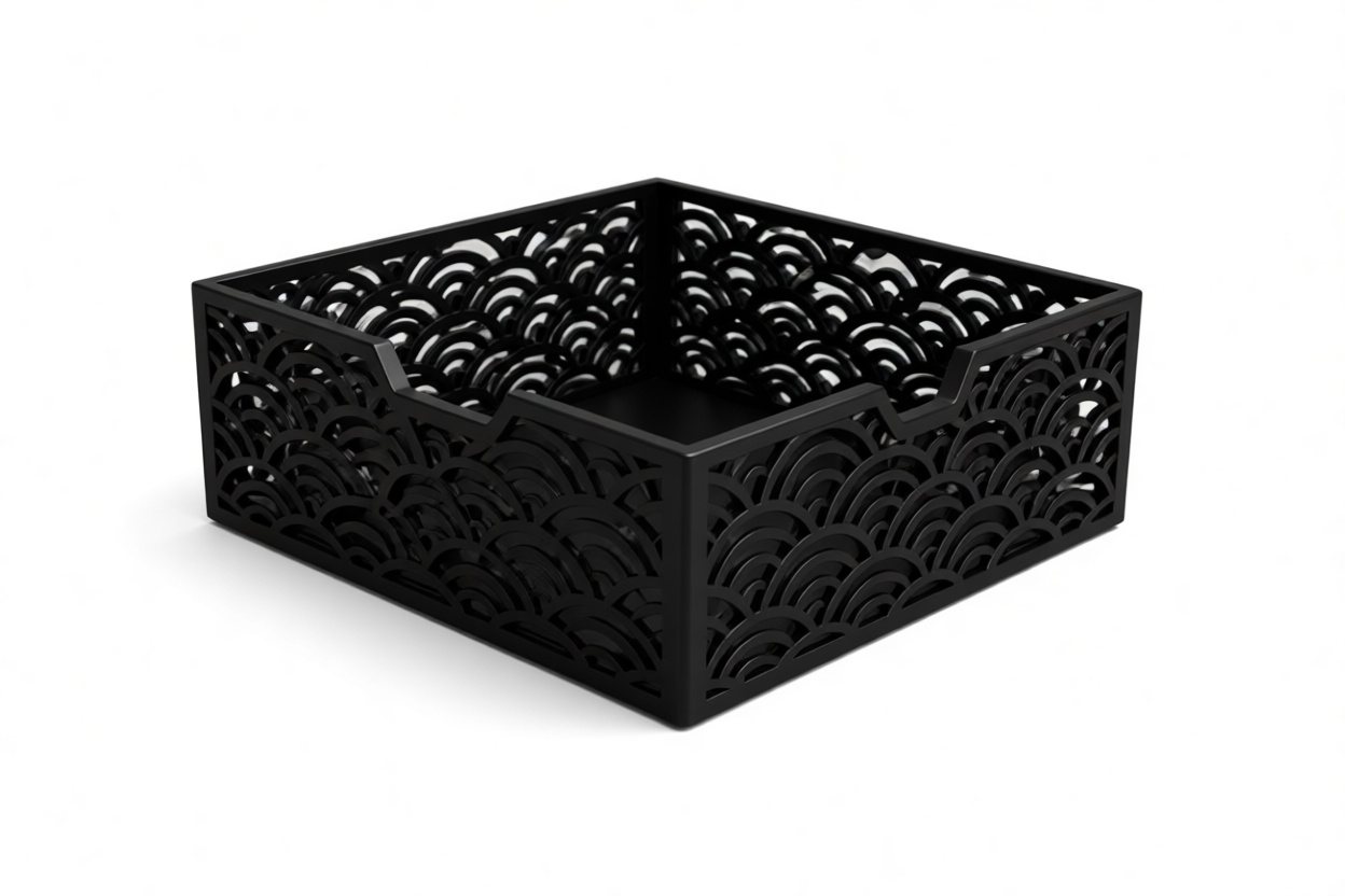 Wave Pattern Tray free 3D printable STL