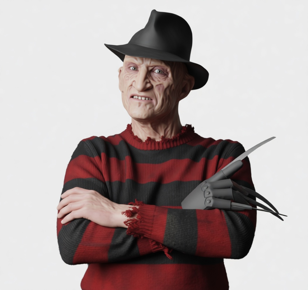 Freddy Krueger Bust free 3D printable STL
