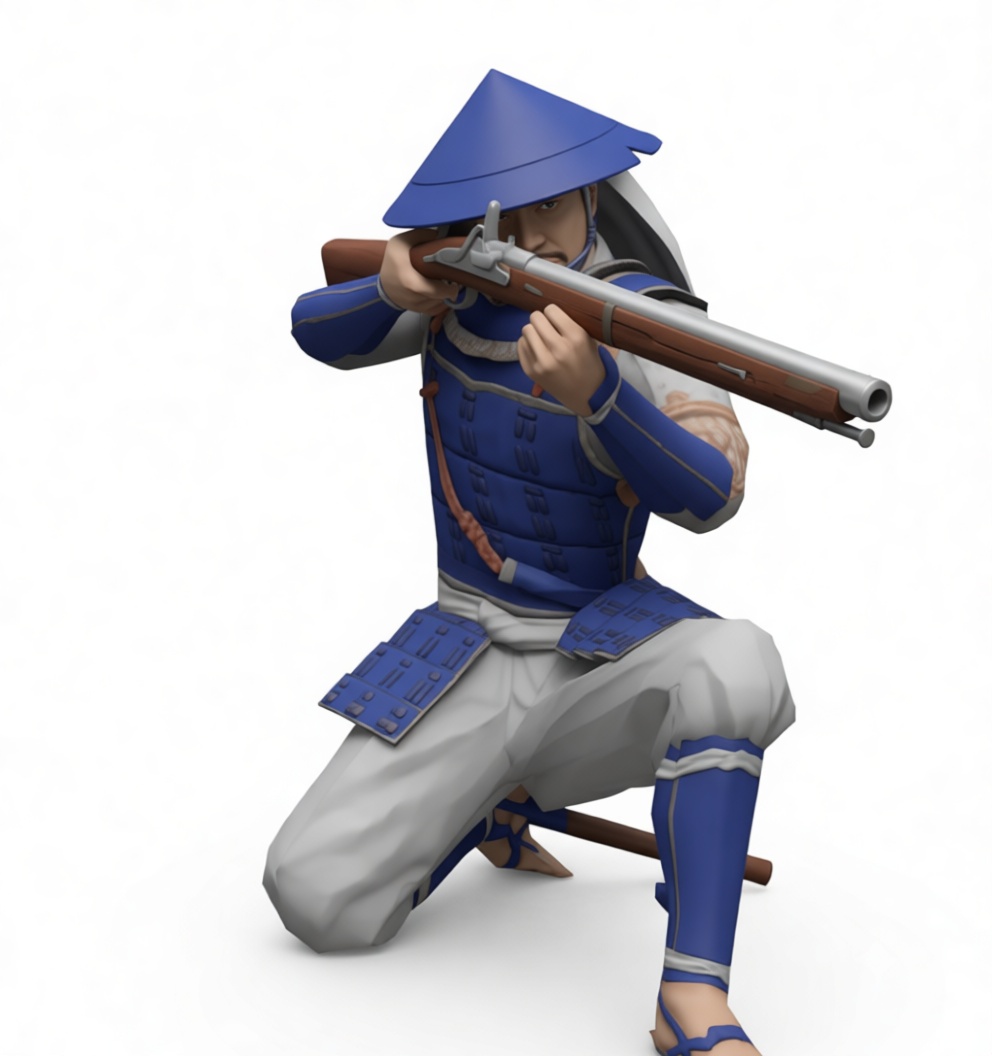 Edo Period Samurai Figurine free 3D printable STL