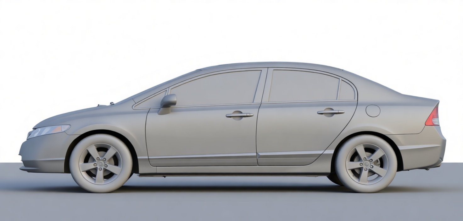 2006 Honda Civic Sedan Model free 3D printable STL