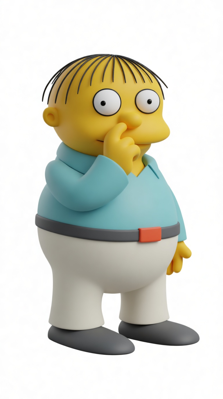 Ralph Wiggum Figurine free 3D printable STL