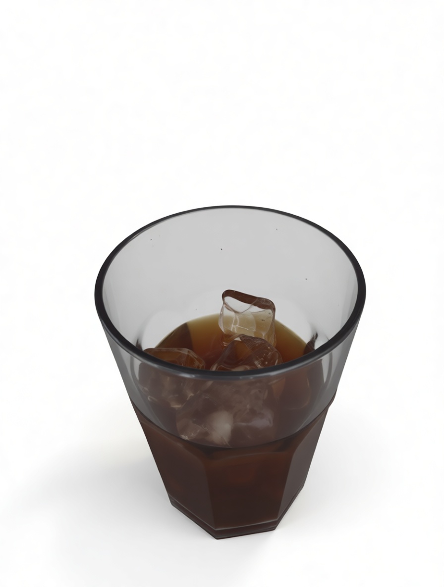 Iced Coffee Glass Model free 3D printable STL