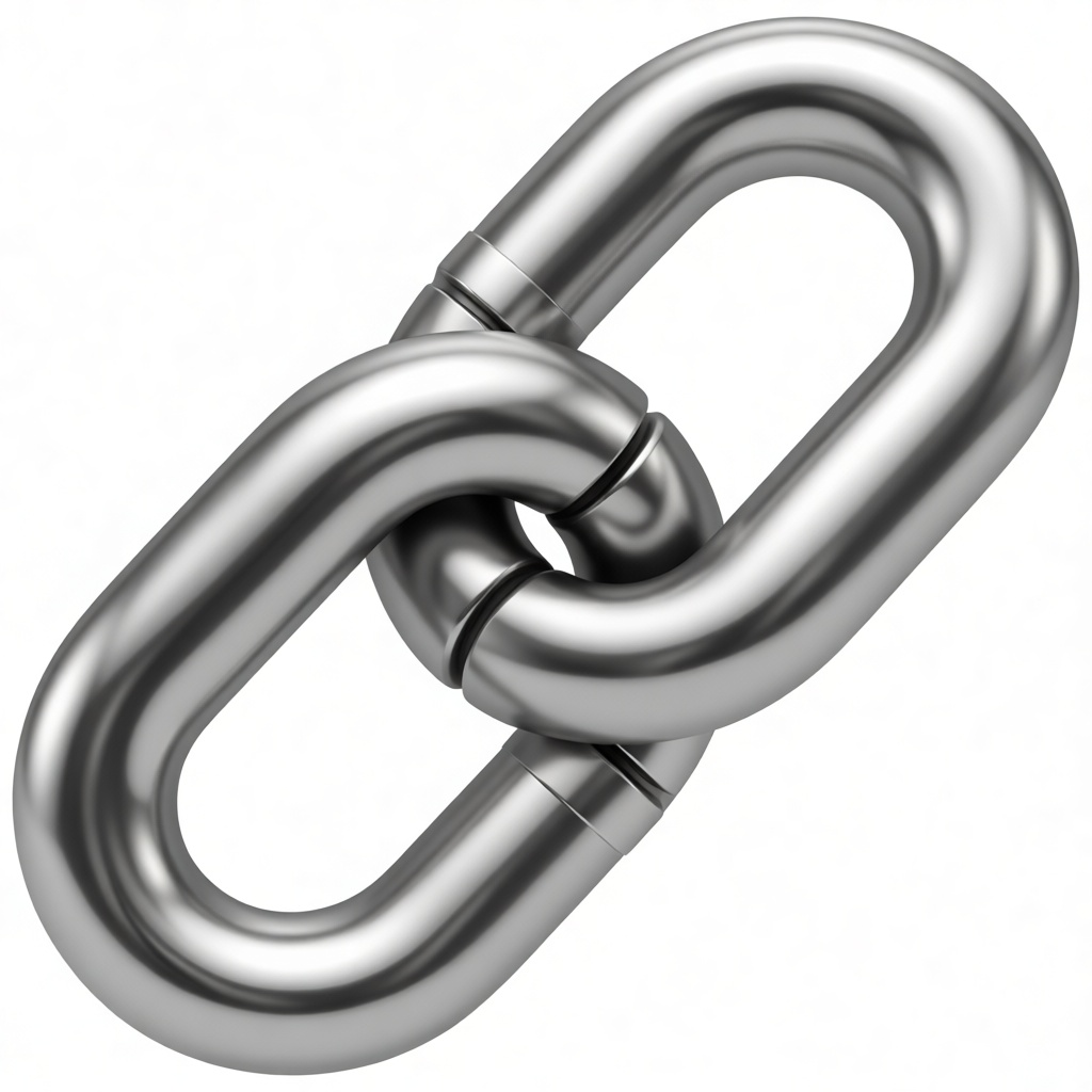 Interlocking Chain Links Model free 3D printable STL