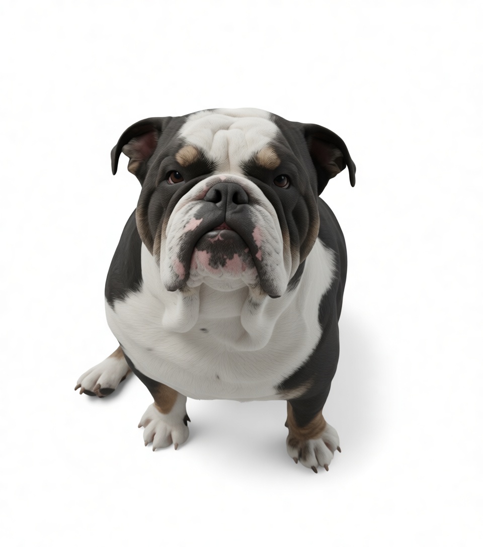 English Bulldog Figurine free 3D printable STL