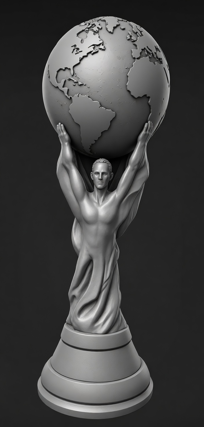 Atlas Statue Figurine free 3D printable STL