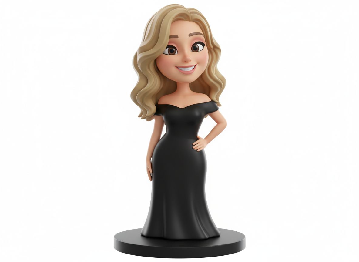 Elegant Cartoon Figurine free 3D printable STL
