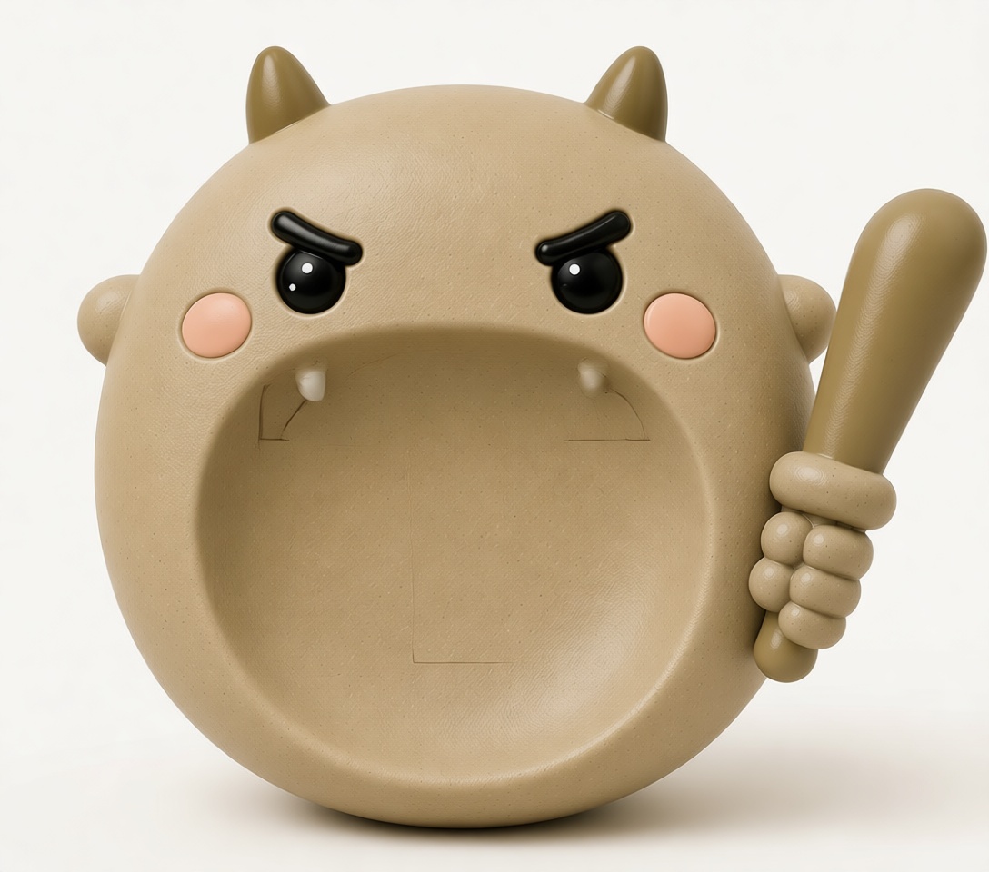 Angry Devil Coin Holder free 3D printable STL