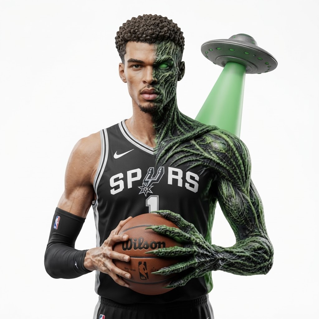 San Antonio Spurs Hybrid Figurine free 3D printable STL