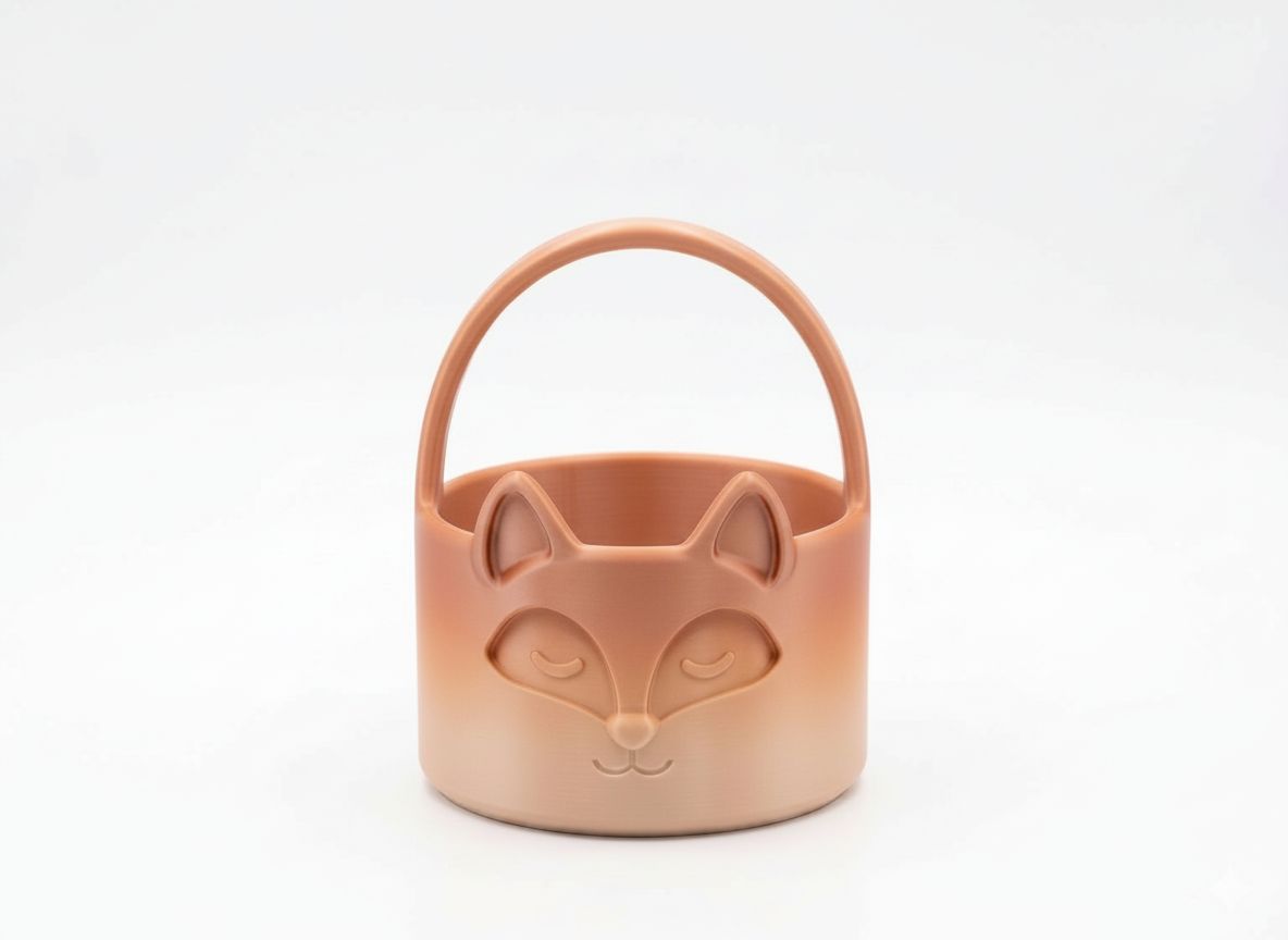 Fox-Themed Basket free 3D printable STL