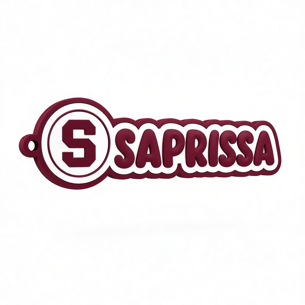 Saprissa Keychain Model free 3D printable STL