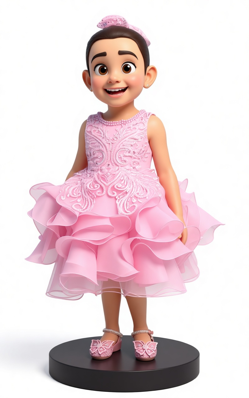 Happy Girl Figurine free 3D printable STL