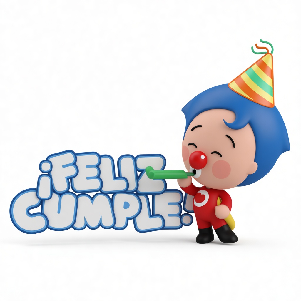 Pocoyo Birthday Figurine free 3D printable STL