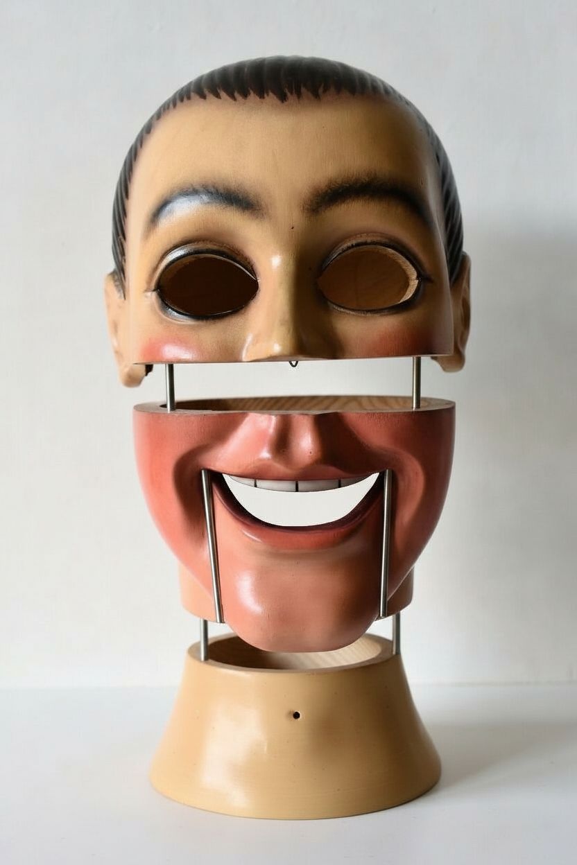 Ventriloquist Dummy Head Model free 3D printable STL