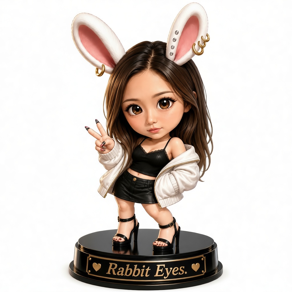 Rabbit Ears Figurine free 3D printable STL