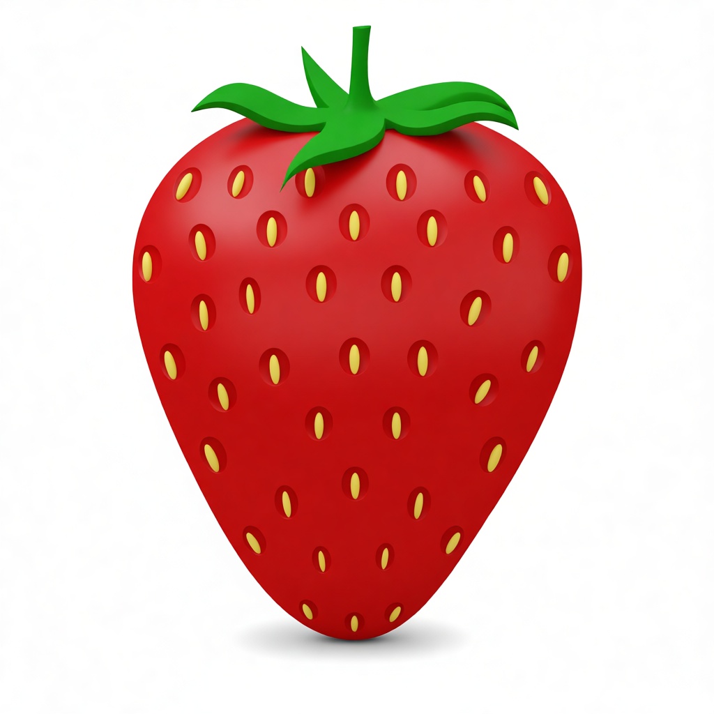 Strawberry Model free 3D printable STL