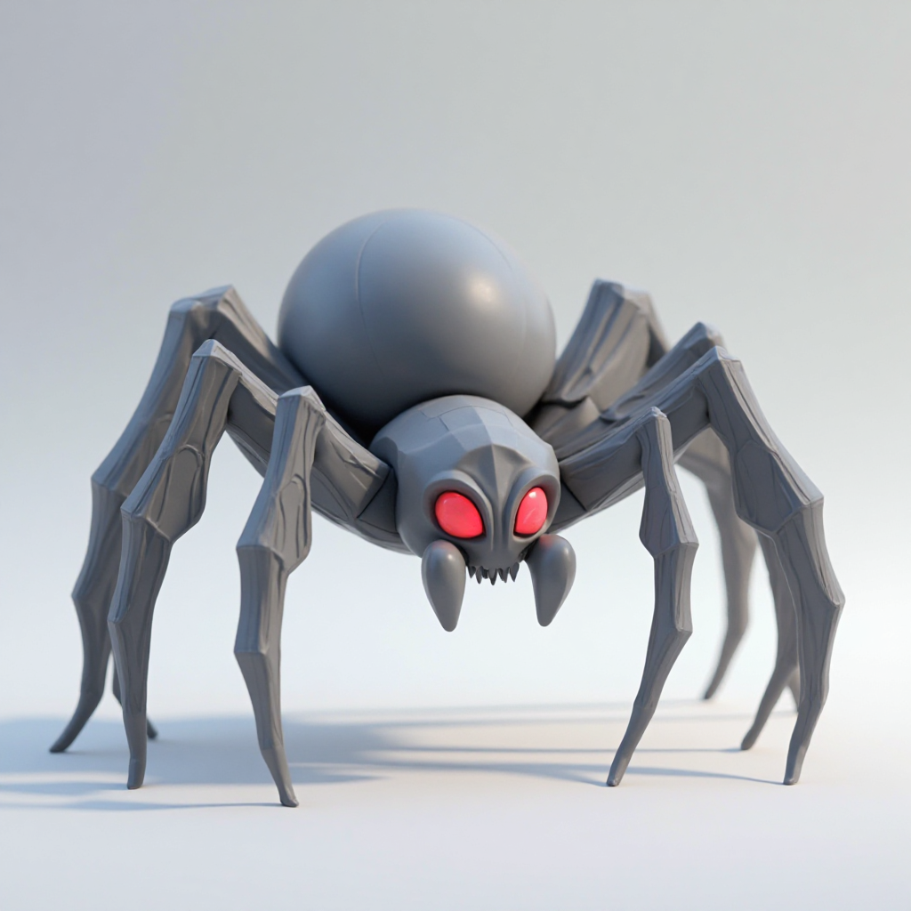 Poison Spider Figurine free 3D printable STL