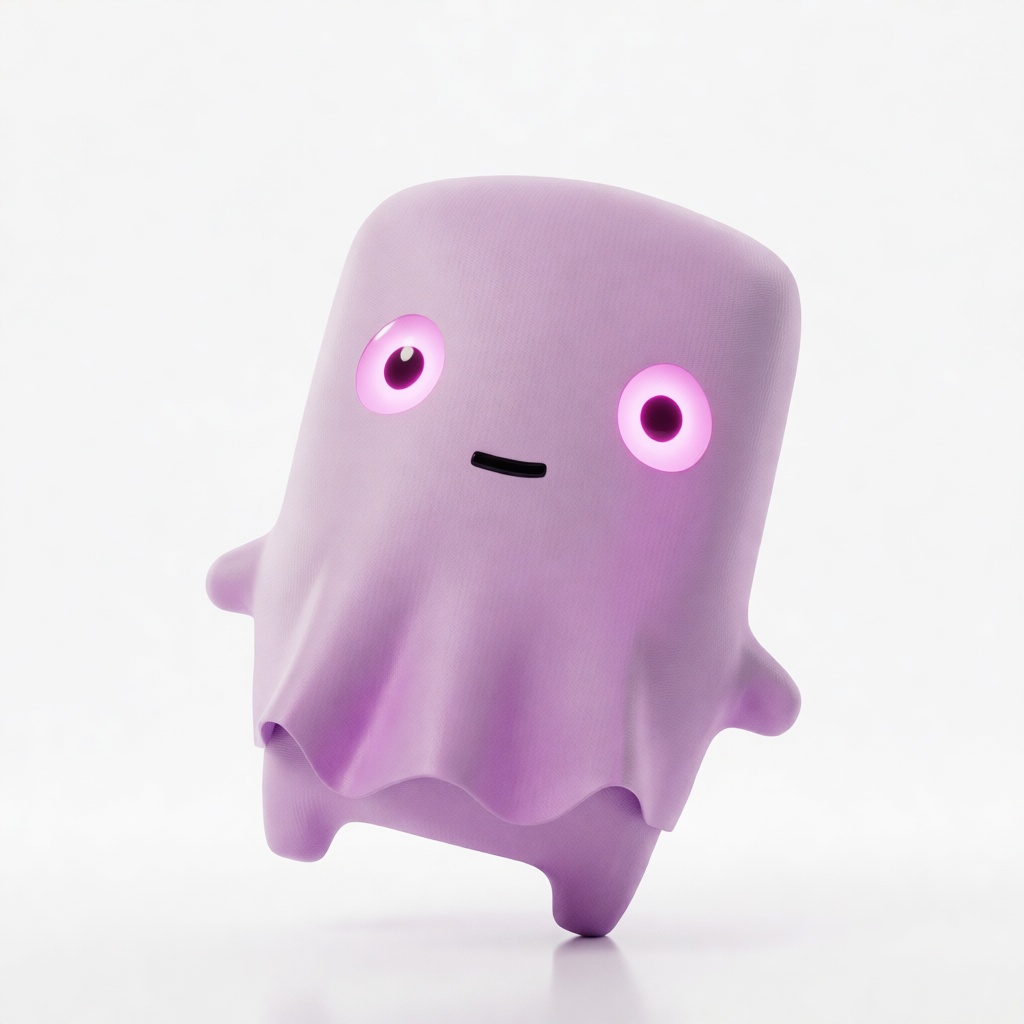 Purple Ghost Figurine free 3D printable STL