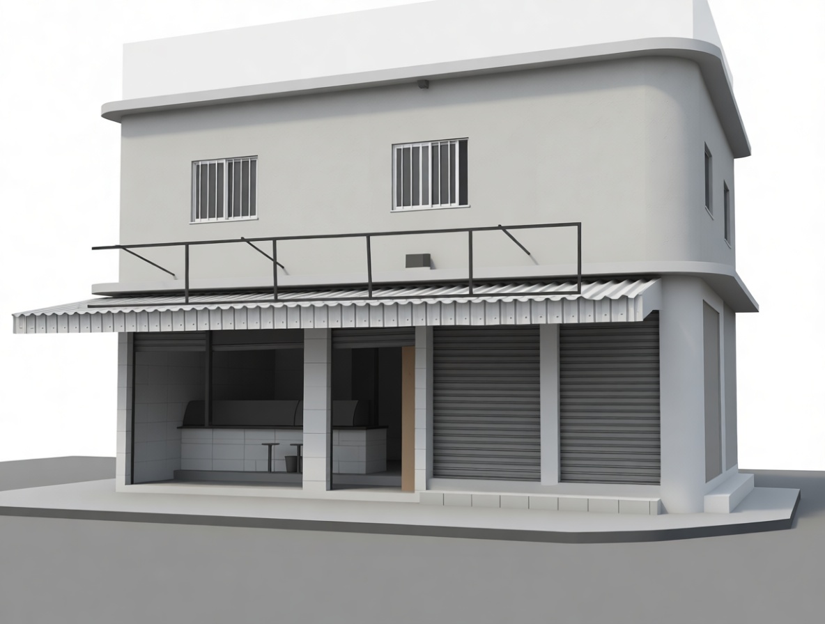 Corner Store Model free 3D printable STL