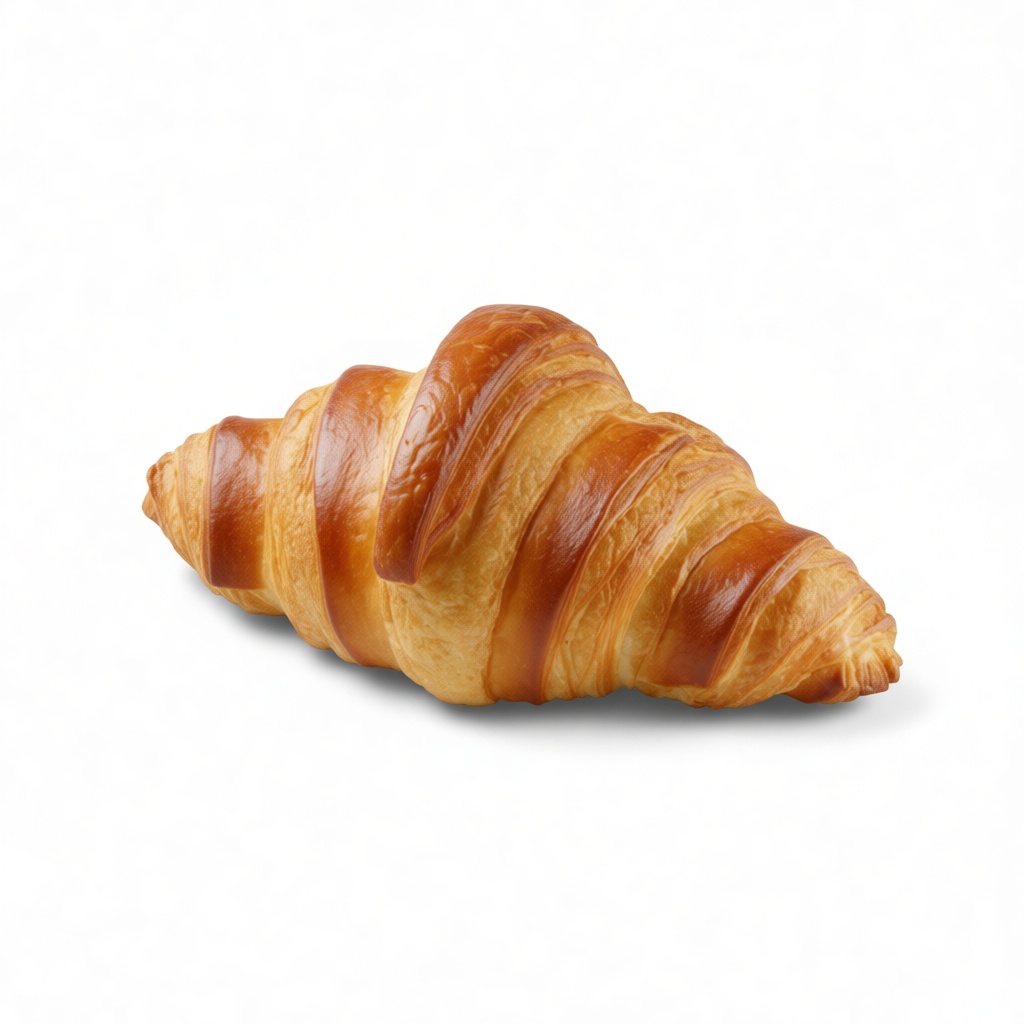 Croissant Pastry Model free 3D printable STL