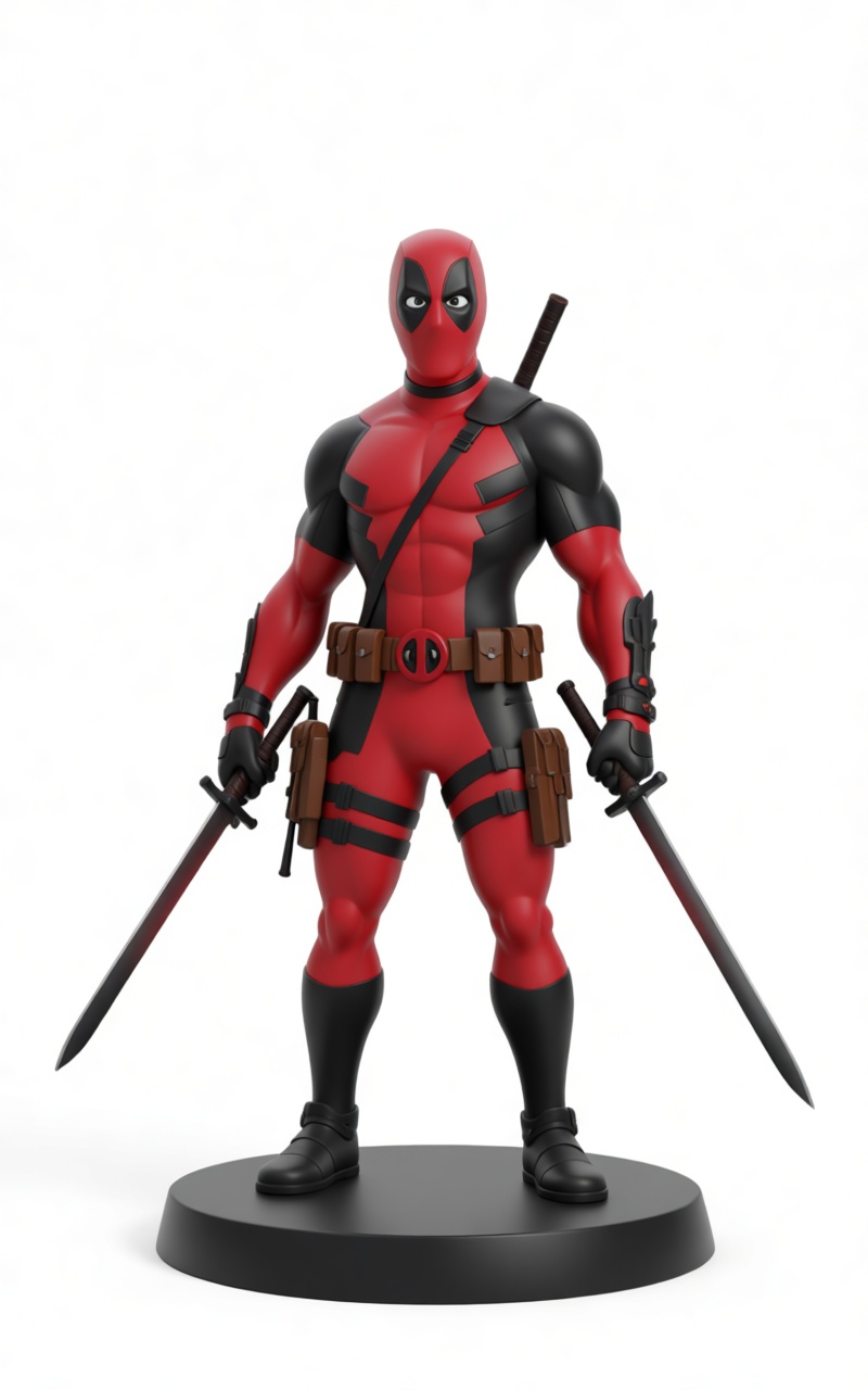 Deadpool Figurine free 3D printable STL