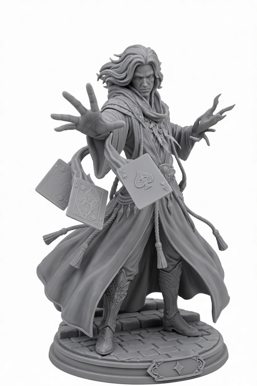 Wizard Mage Figurine free 3D printable STL