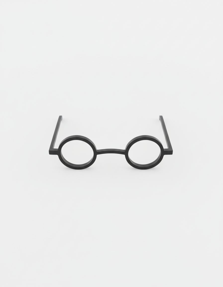 Round Eyeglasses Frame free 3D printable STL