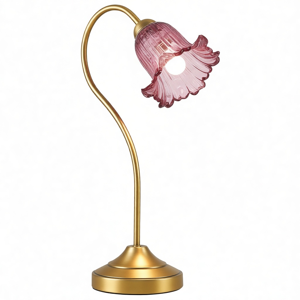 Vintage Flower Desk Lamp free 3D printable STL