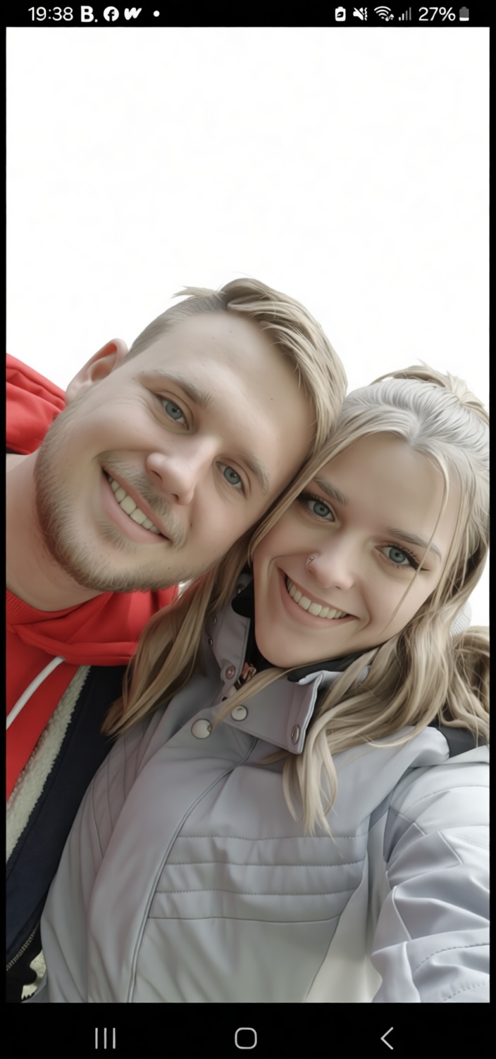 Couple Selfie Photo free 3D printable STL