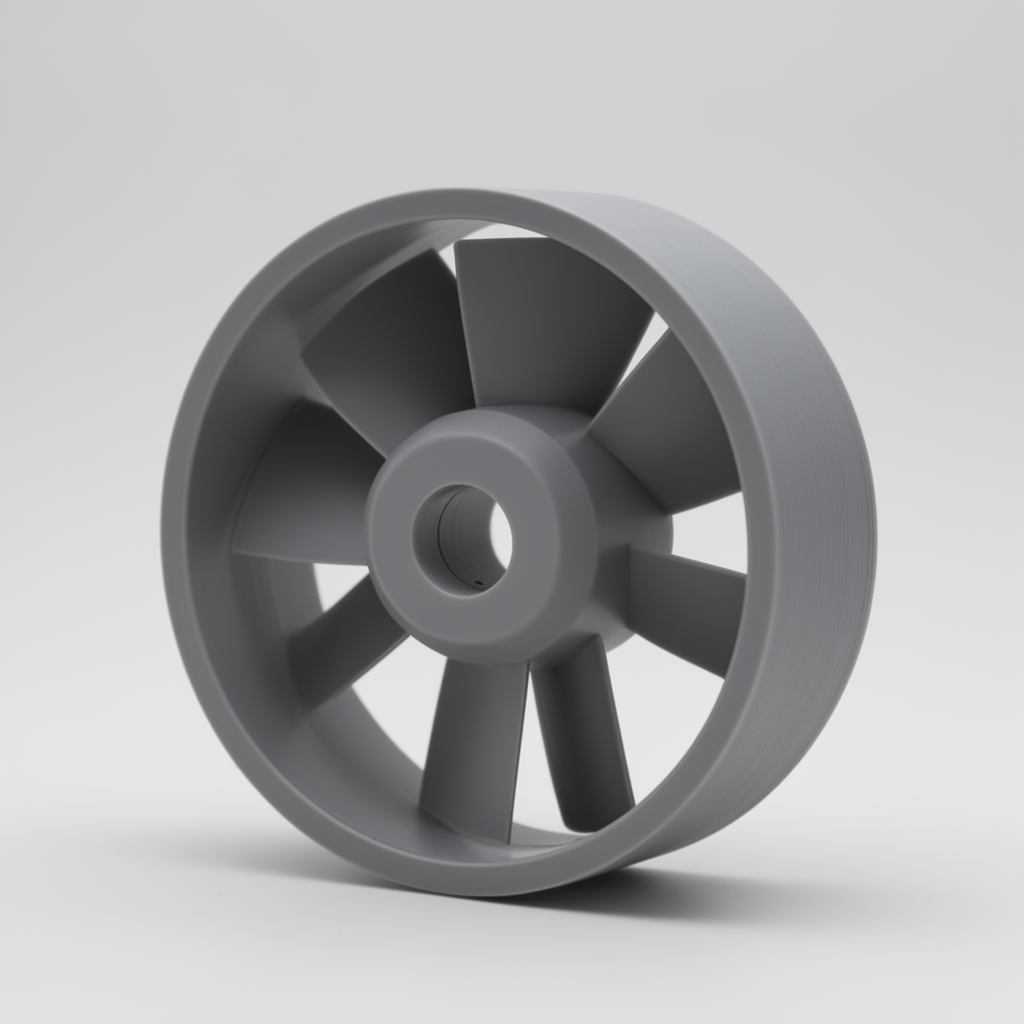 10mm Hole Fan Model free 3D printable STL