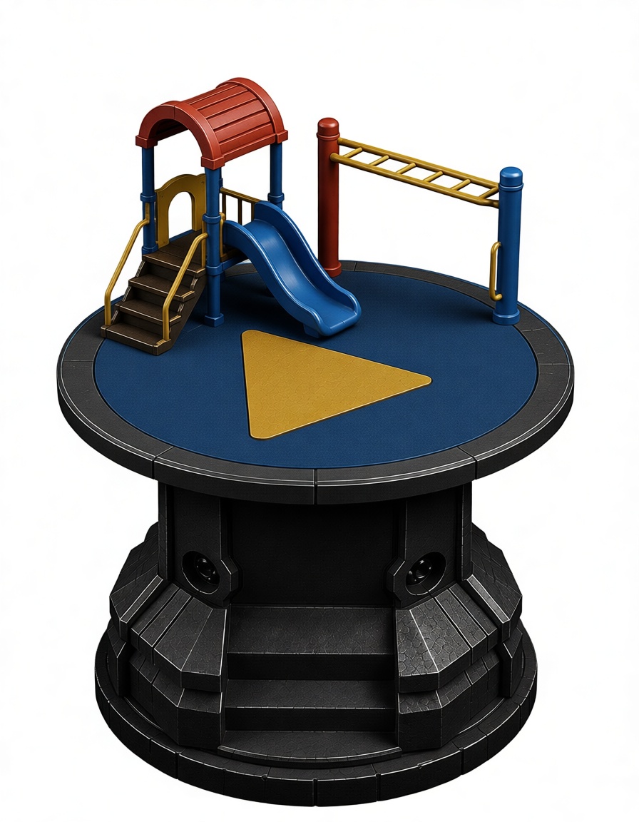 Playground Diorama Model free 3D printable STL