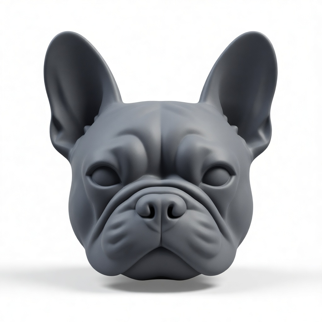 French Bulldog Bust free 3D printable STL