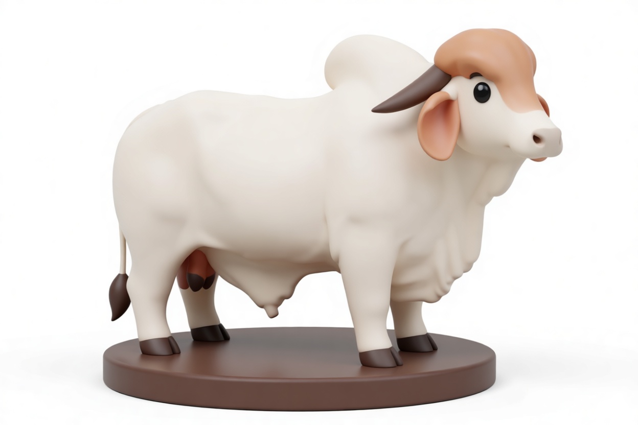 Nellore Bull Figurine free 3D printable STL