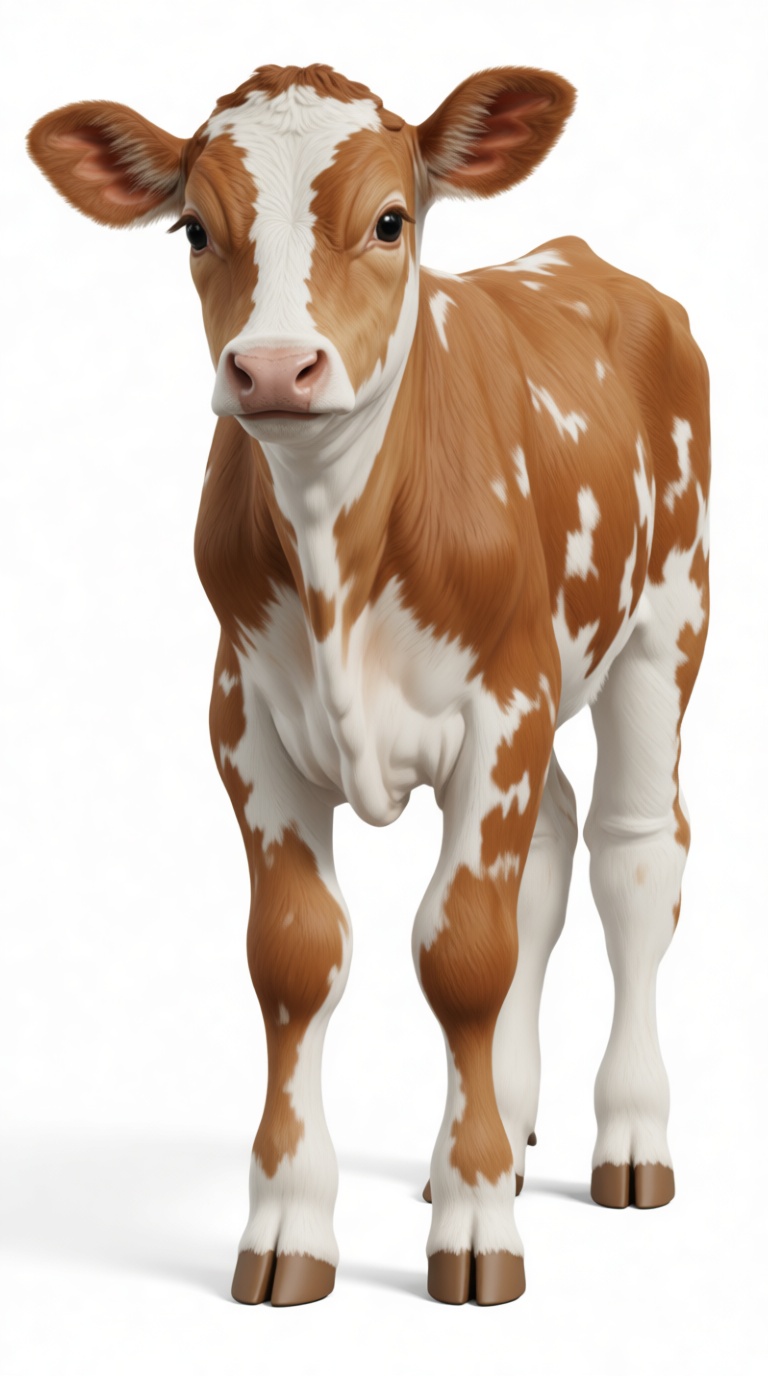 Calf Figurine free 3D printable STL