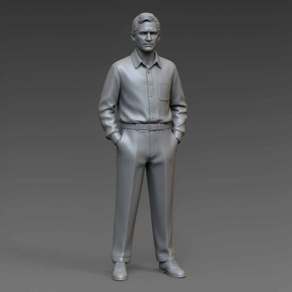 Tony Perkins Figurine free 3D printable STL