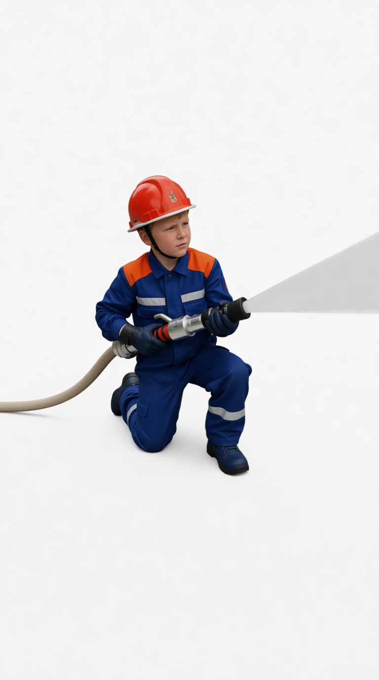 Child Firefighter Figurine free 3D printable STL