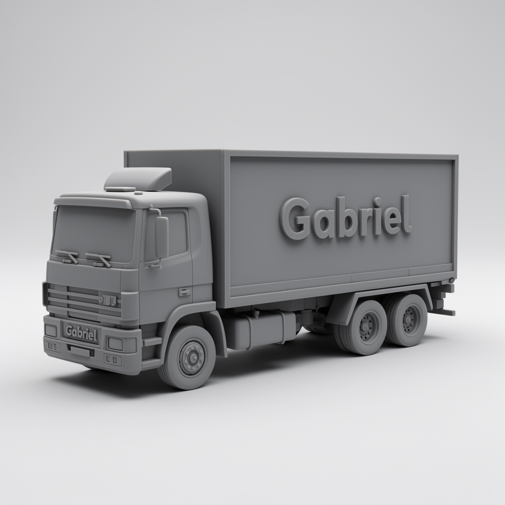 Gabriel Truck Model free 3D printable STL