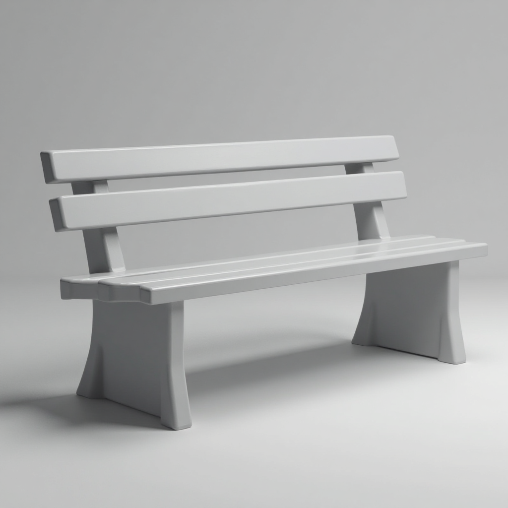 Classic Wooden Bench free 3D printable STL