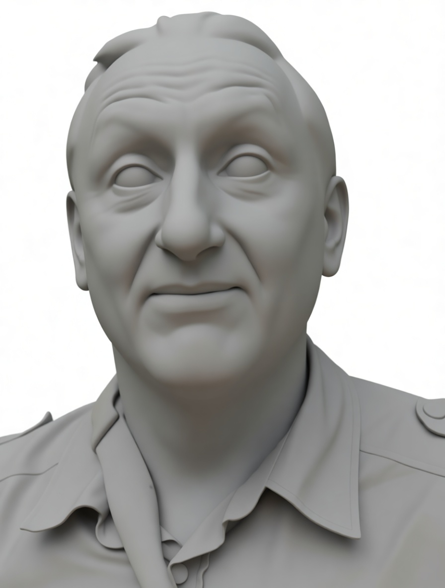 Colonel Hogan Bust free 3D printable STL