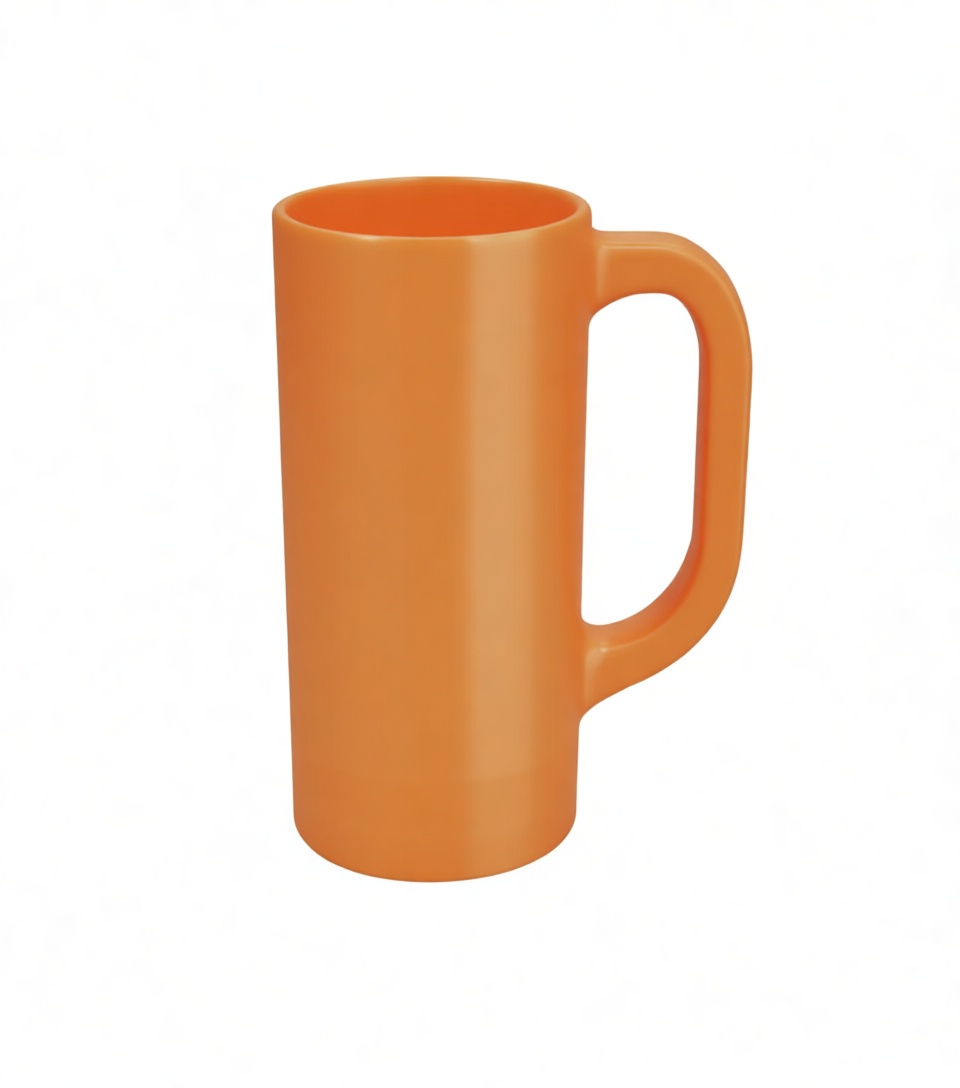 Orange Coffee Mug free 3D printable STL