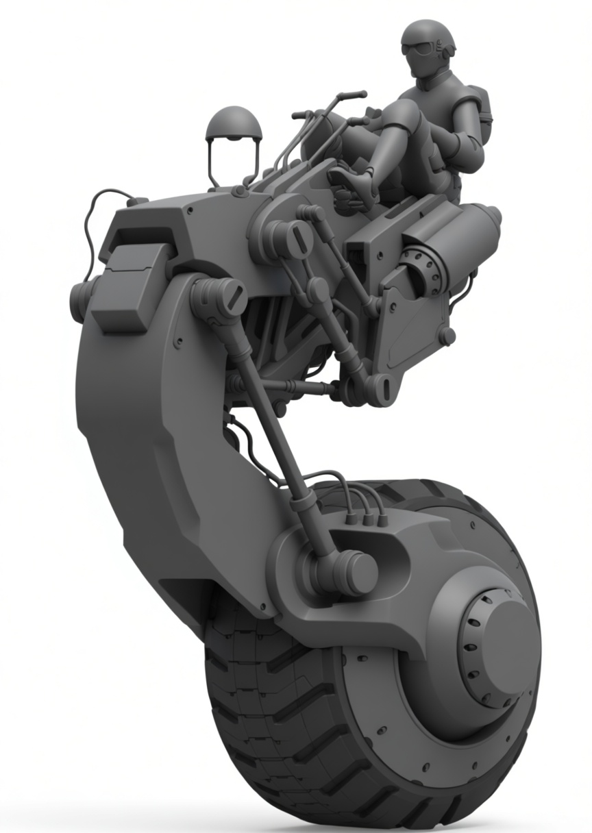 Kaneda's Bike Model free 3D printable STL