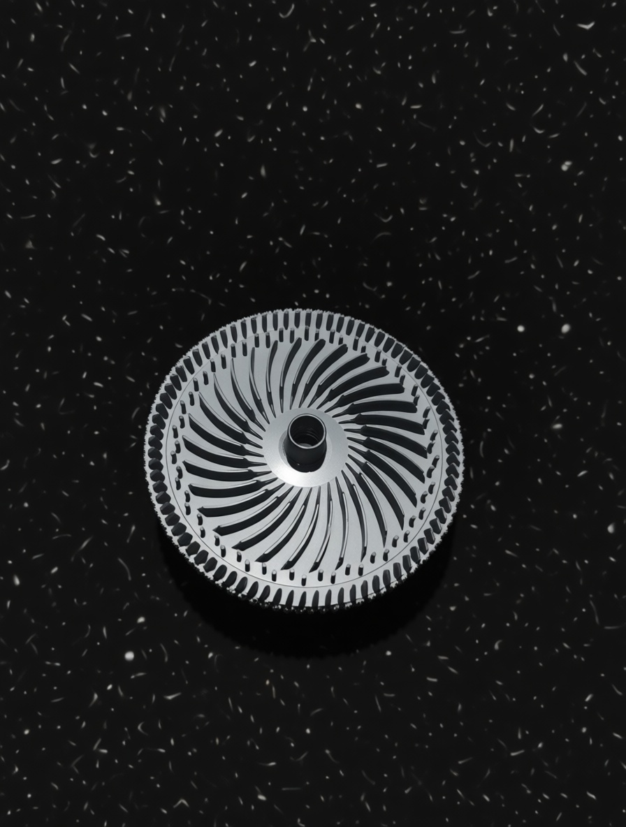 Radial Turbine Wheel Model free 3D printable STL
